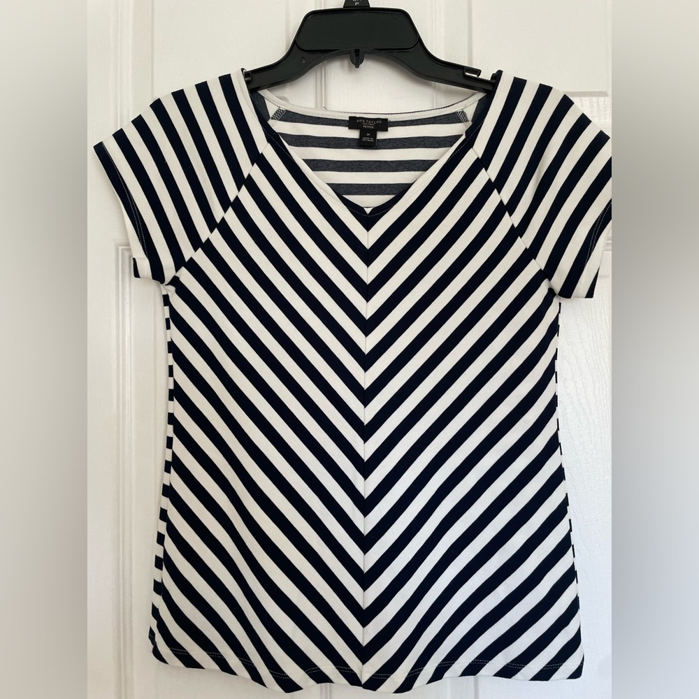 Ann Taylor Striped Blouse